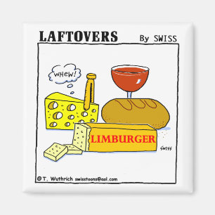 Íman Engraçado Limburger Laftovers De Cartoons De Quei