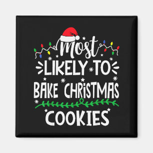 Íman Engraçado Mais Propenso a Fazer Biscoitos de Natal