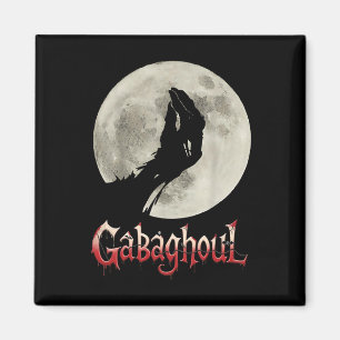 Íman Engraçado Mão Lua Gabagool Halloween