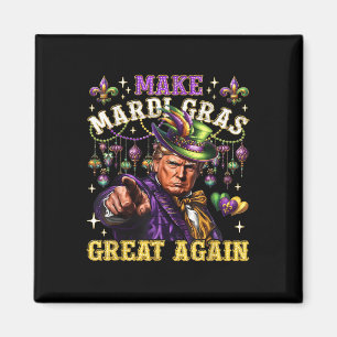 Íman Engraçado Mardi Gras Donald Trump Mardi Gras Ameri