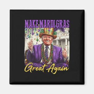 Íman Engraçado Mardi Gras Donald Trump Mardi Gras Ameri