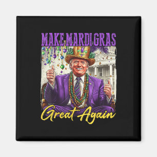 Íman Engraçado Mardi Gras Donald Trump Mardi Gras Ameri