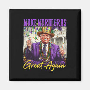 Íman Engraçado Mardi Gras Donald Trump Mardi Gras Ameri