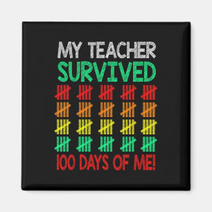 Íman Engraçado Meu Professor Sobreviveu 100 Dias De Mim