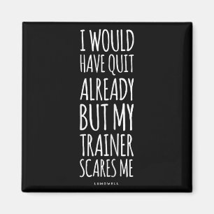 Íman Engraçado! Meu Treinador Me Assusta Engraçado Gym 