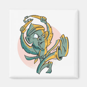 Íman Engraçado Monkey Banana Fighter