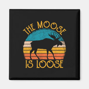 Íman Engraçado Moose É Roupa Animal Perdido