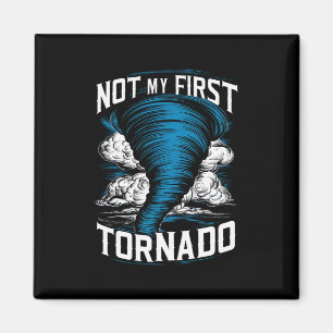 Íman Engraçado Não É Meu Primeiro Tornado Retro Caçador