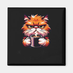 Íman Engraçado Não Me Incomode Agora Gatos Gato Café M