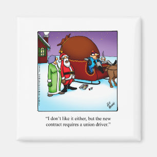 Íman Engraçado Natal Humor Magnet