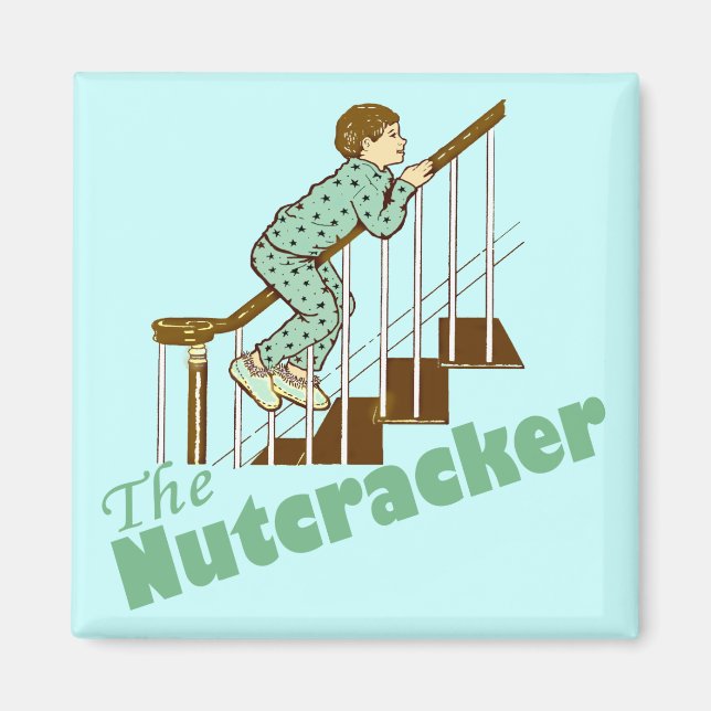 Íman Engraçado Nutcracker de Natal (Frente)