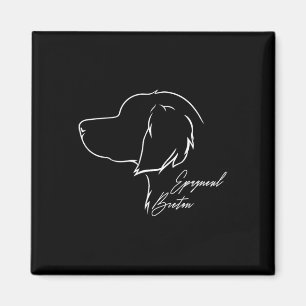 Íman Engraçado Orgulhoso Perfil Epagneul Breton Cão Mãe