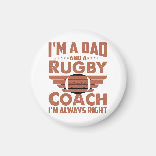 Íman Engraçado Pai de Rugby e treinador de Rugby