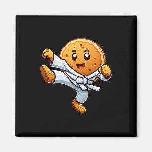 Íman Engraçado Pancake Pan Karate Taekwondo Kick Boys G
