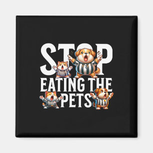 Íman Engraçado Parem De Comer Cães E Gatos Springfield 