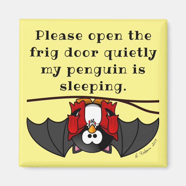 Íman Engraçado Penguin (Frente)