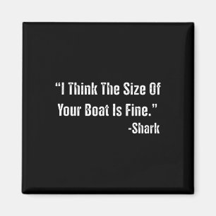 Íman Engraçado Pescar Acho Que O Tamanho Do Seu Barco E