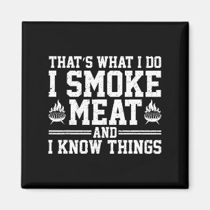 Íman Engraçado Pitmaster Eu Fumo Churrasco De Carne Fum