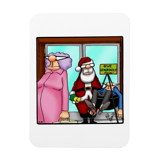Íman Engraçado presente de humor e magneta de Natal (Vertical)
