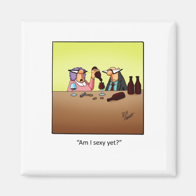 Íman Engraçado presente de vinho! (Frente)