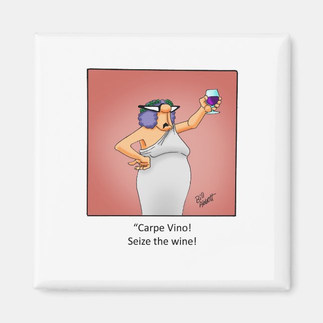 Íman Engraçado presente de vinho! (Frente)