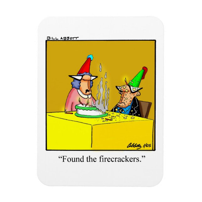 Íman Engraçado Presente no Humor Magnet (Vertical)