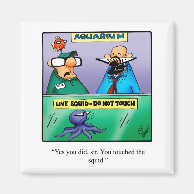 Íman Engraçado Presente no Imagro do Estúpido (Frente)