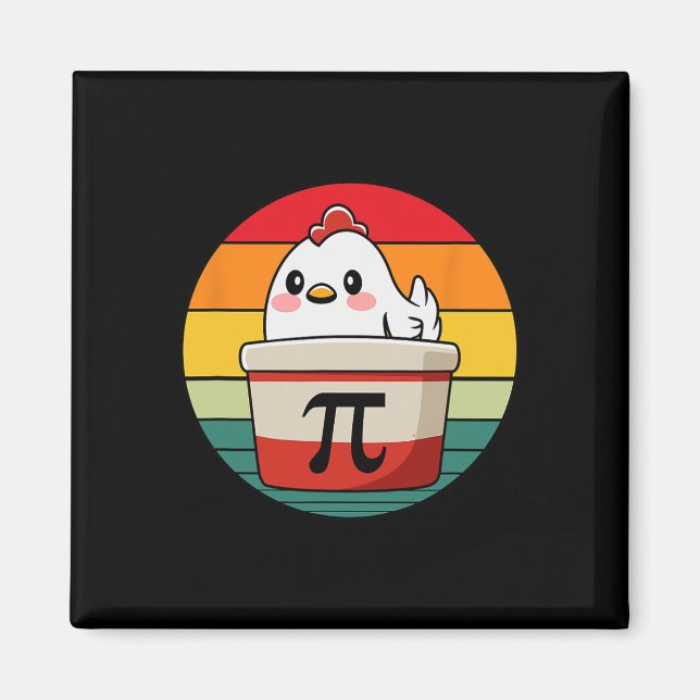 Íman Engraçado Professor de Ciência da Matemática Pi Da (Frente)