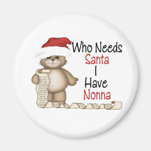 Íman Engraçado quem precisa o papai noel Nonna