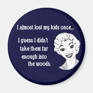 Íman Engraçado Retro Mãe Magnet