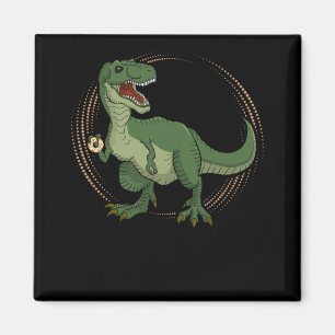 Íman Engraçado Rosquinha Dinossauro Meninos Dino Lover