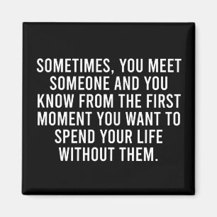 Íman Engraçado Sarcástico apresenta humor dizendo