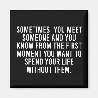 Íman Engraçado Sarcástico apresenta humor dizendo