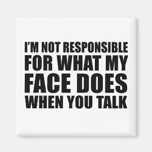 Íman Engraçado sarcástico cita humor sarcasmo introvert