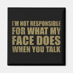 Íman Engraçado sarcástico cita humor sarcasmo introvert