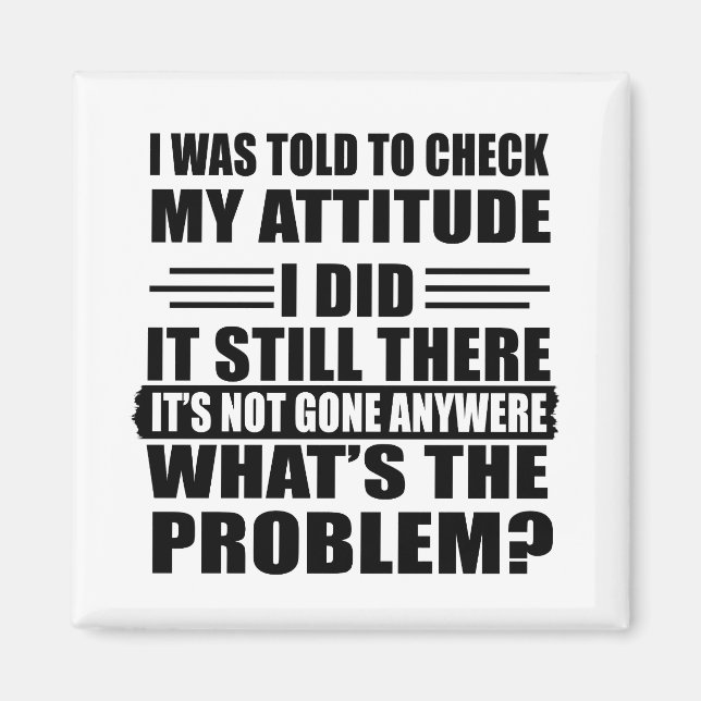 Íman Engraçado sarcástico cita humor sarcasmo introvert (Frente)