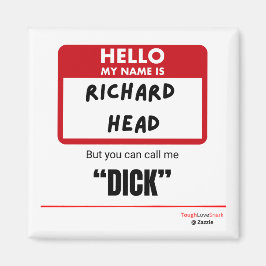 Íman Engraçado Sarcástico — Olá, Meu Nome É Richard Hea