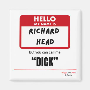 Íman Engraçado Sarcástico — Olá, Meu Nome É Richard Hea