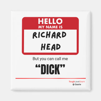 Íman Engraçado Sarcástico — Olá, Meu Nome É Richard Hea