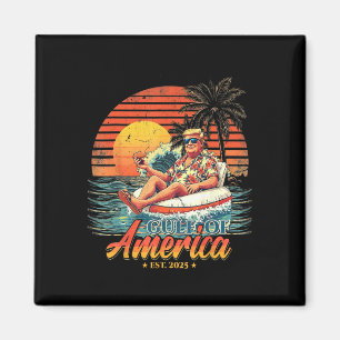 Íman Engraçado Shirt Golfo Dos Eua América 2025 Engraça
