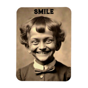 Íman Engraçado "Sorria" Magnet