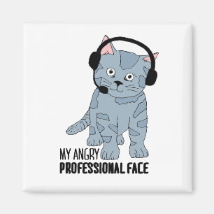 Íman Engraçado Sorrindo Gato Profissional Epic Sarcás