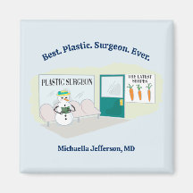 Engraçado Srta. Frosty no desenho do cirurgião plá