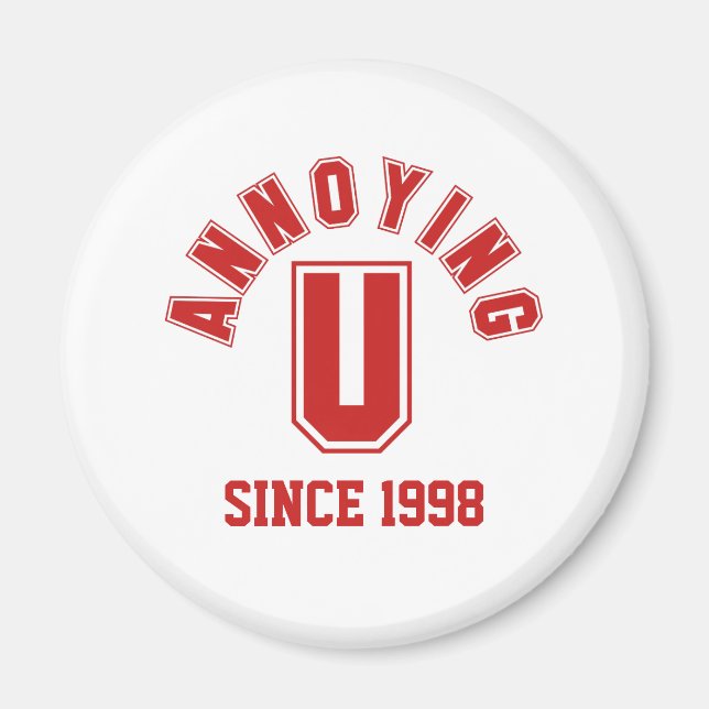 Íman Engraçado Te Engraçado Magnet, Vermelho (Frente)