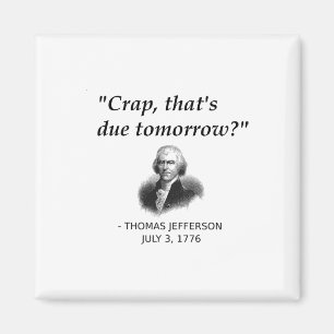 Íman Engraçado Thomas Jefferson História Dos EUA Profes