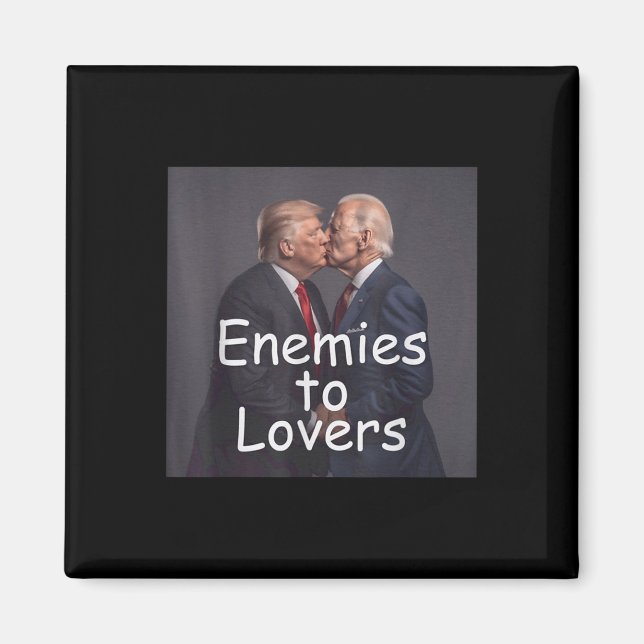 Íman Engraçado Tremor E Biden Beijando, Inimigos Para A (Frente)