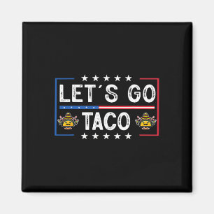 Íman Engraçado Trendy Retro Vamos Go Taco