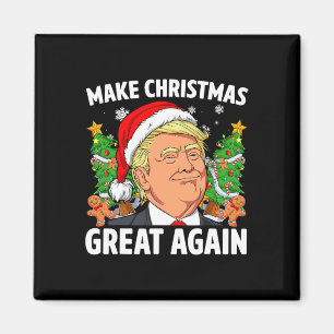 Íman Engraçado Trump 2024 Faça Excelente de Natal novam