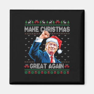 Íman Engraçado Trump 2024 Faça o Excelente de Natal nov