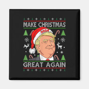 Íman Engraçado Trump 2024 Faça o Excelente de Natal nov